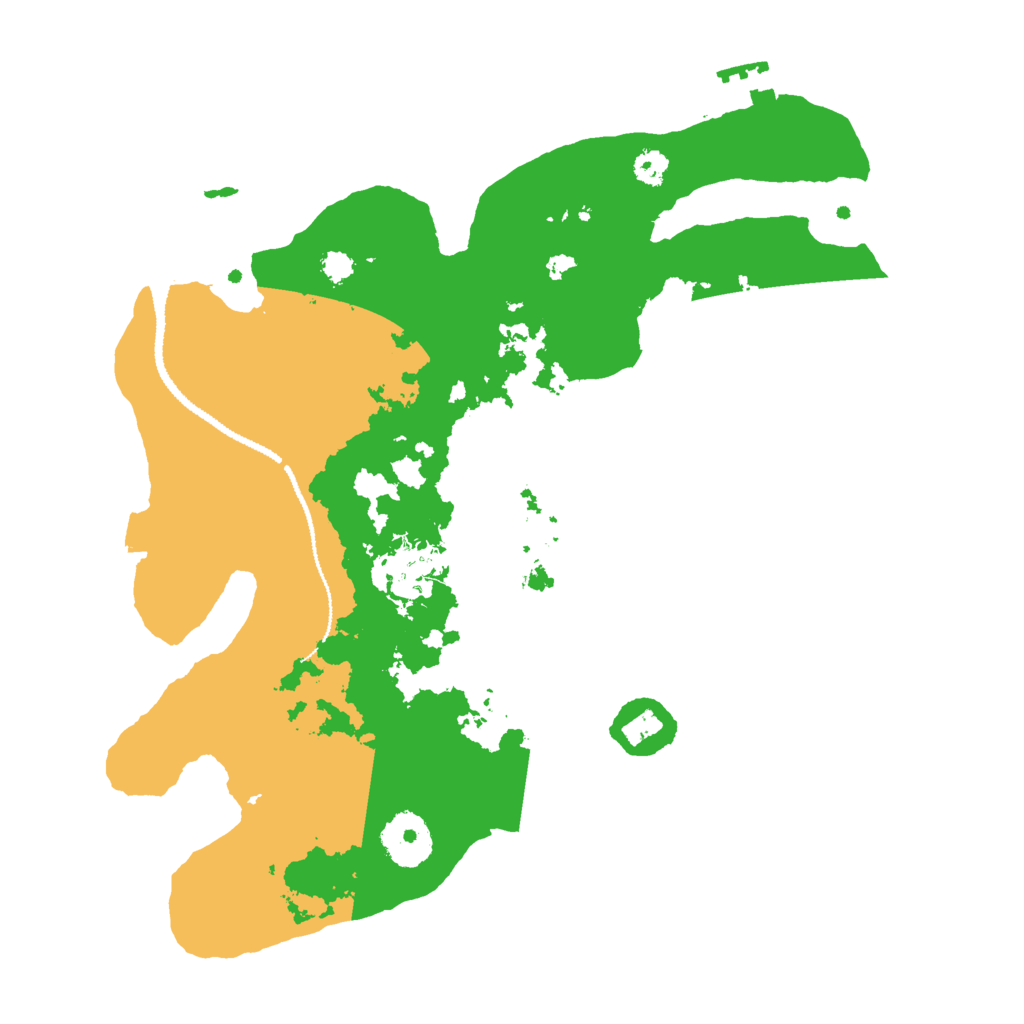 Biome Rust Map: Procedural Map, Size: 3000, Seed: 252525