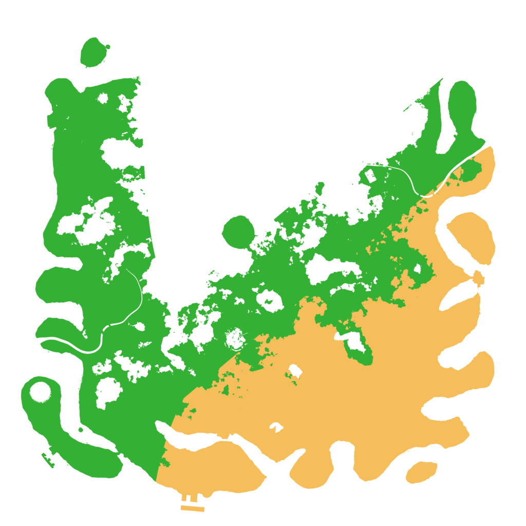 Biome Rust Map: Procedural Map, Size: 4500, Seed: 214719085