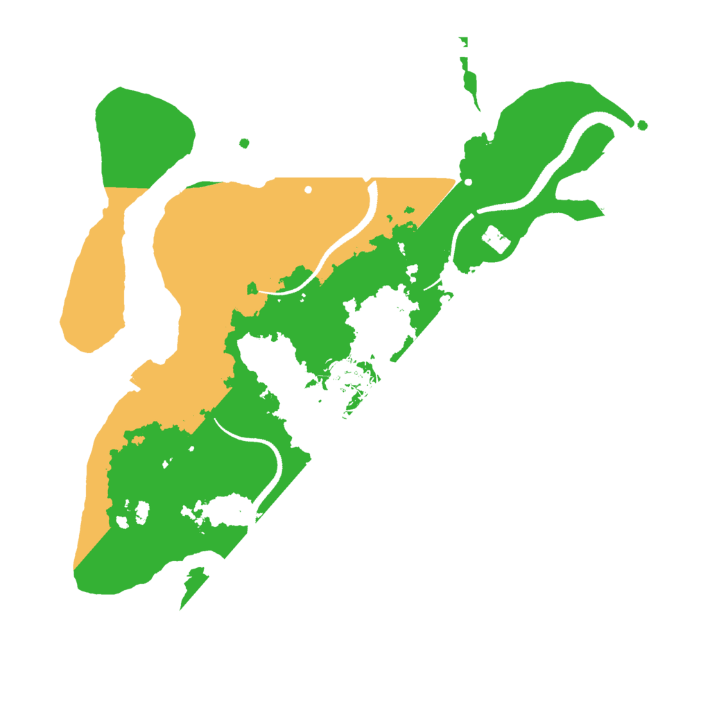Biome Rust Map: Procedural Map, Size: 2800, Seed: 2052536939