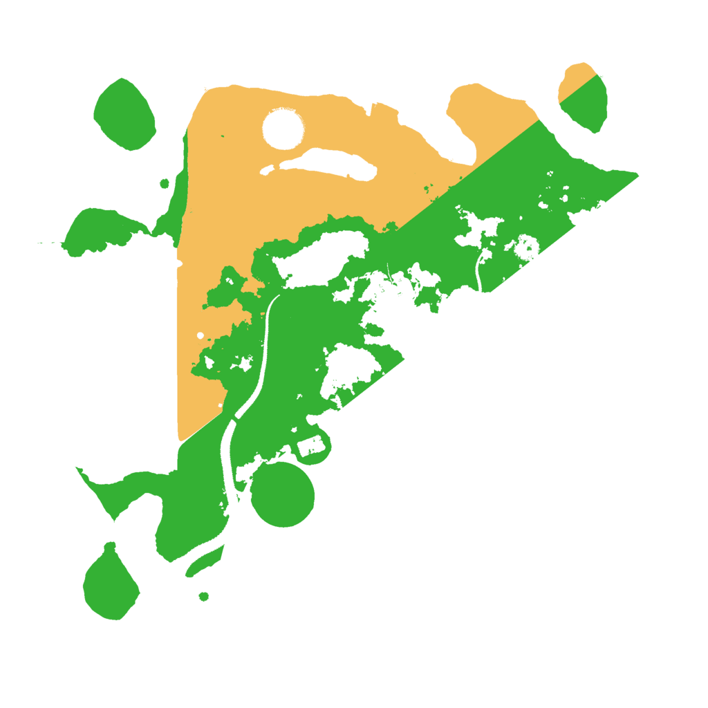 Biome Rust Map: Procedural Map, Size: 3000, Seed: 296967803