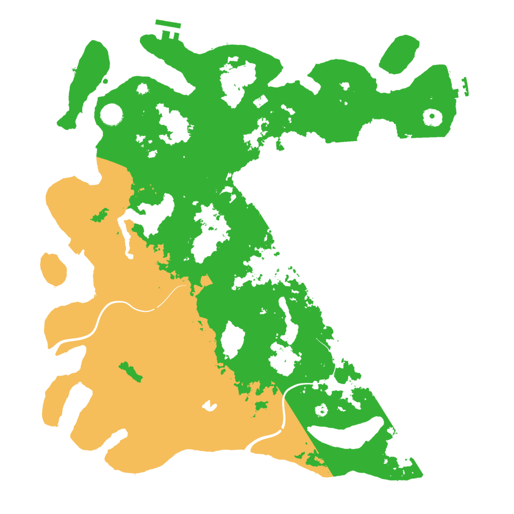 Biome Rust Map: Procedural Map, Size: 4096, Seed: 394346178