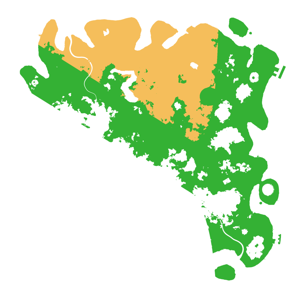 Biome Rust Map: Procedural Map, Size: 4500, Seed: 415576747