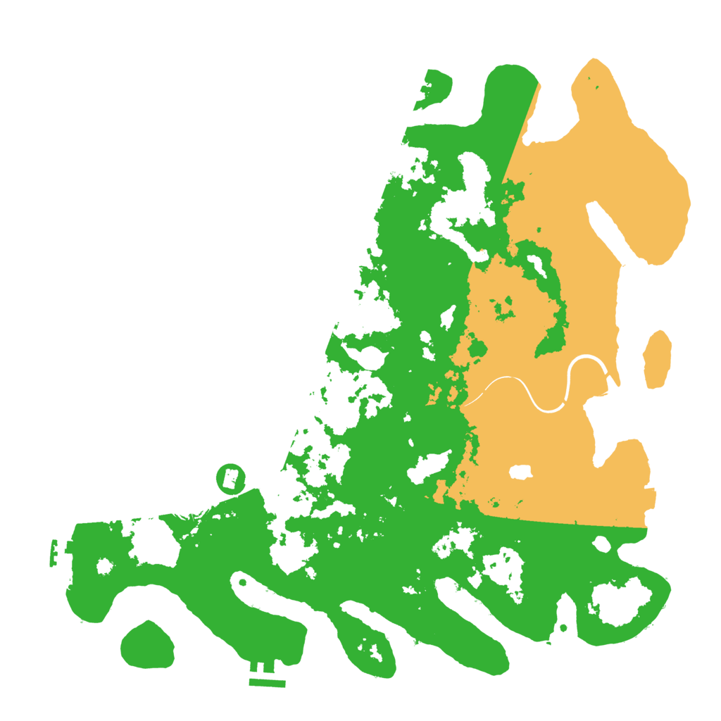 Biome Rust Map: Procedural Map, Size: 4000, Seed: 552688183