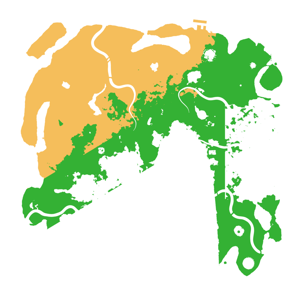 Biome Rust Map: Procedural Map, Size: 4500, Seed: 752231206