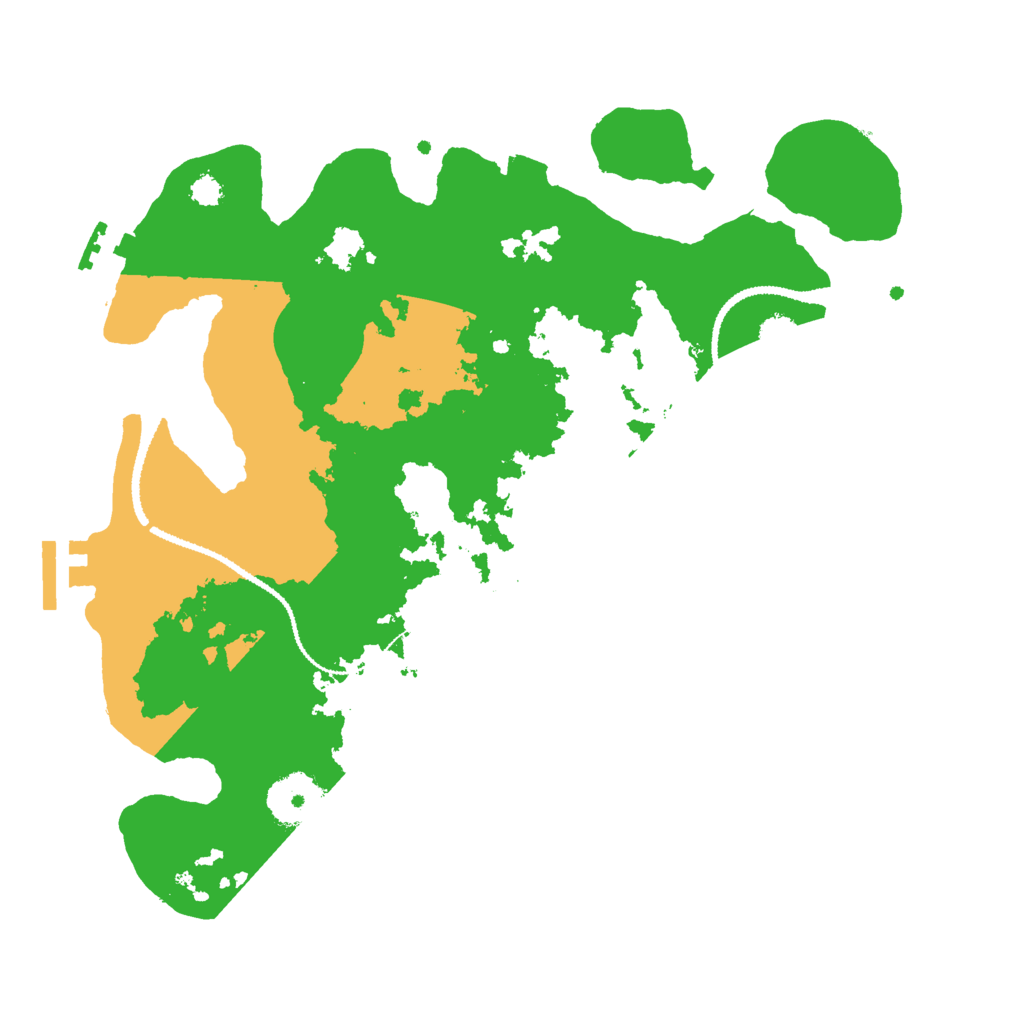 Biome Rust Map: Procedural Map, Size: 3000, Seed: 393015697