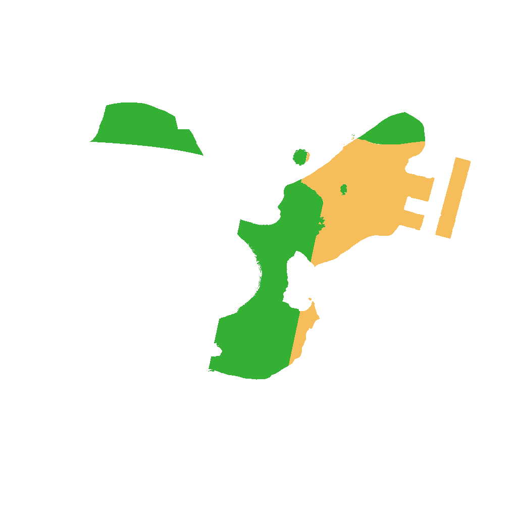 Biome Rust Map: Procedural Map, Size: 1300, Seed: 1152811706