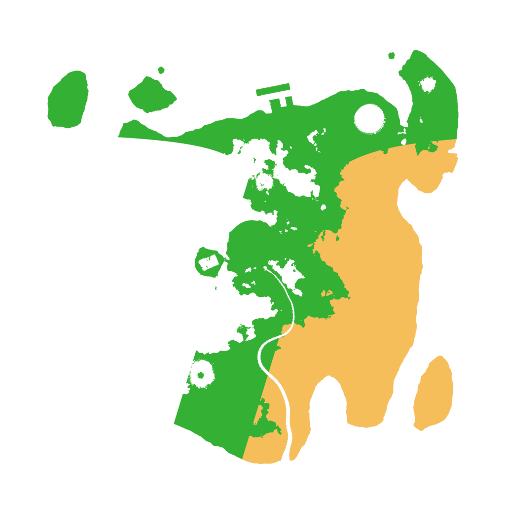 Biome Rust Map: Procedural Map, Size: 3000, Seed: 291146974