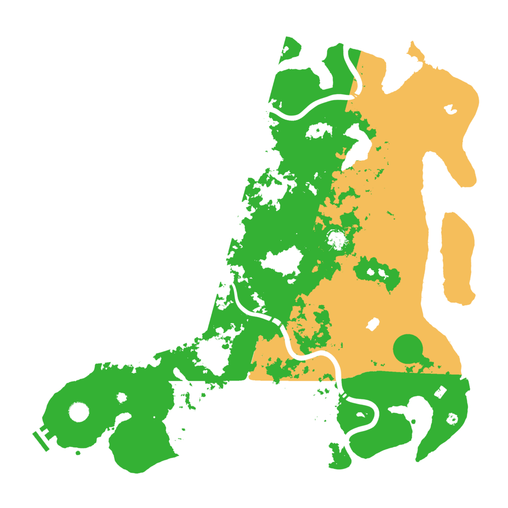 Biome Rust Map: Procedural Map, Size: 4500, Seed: 1828764