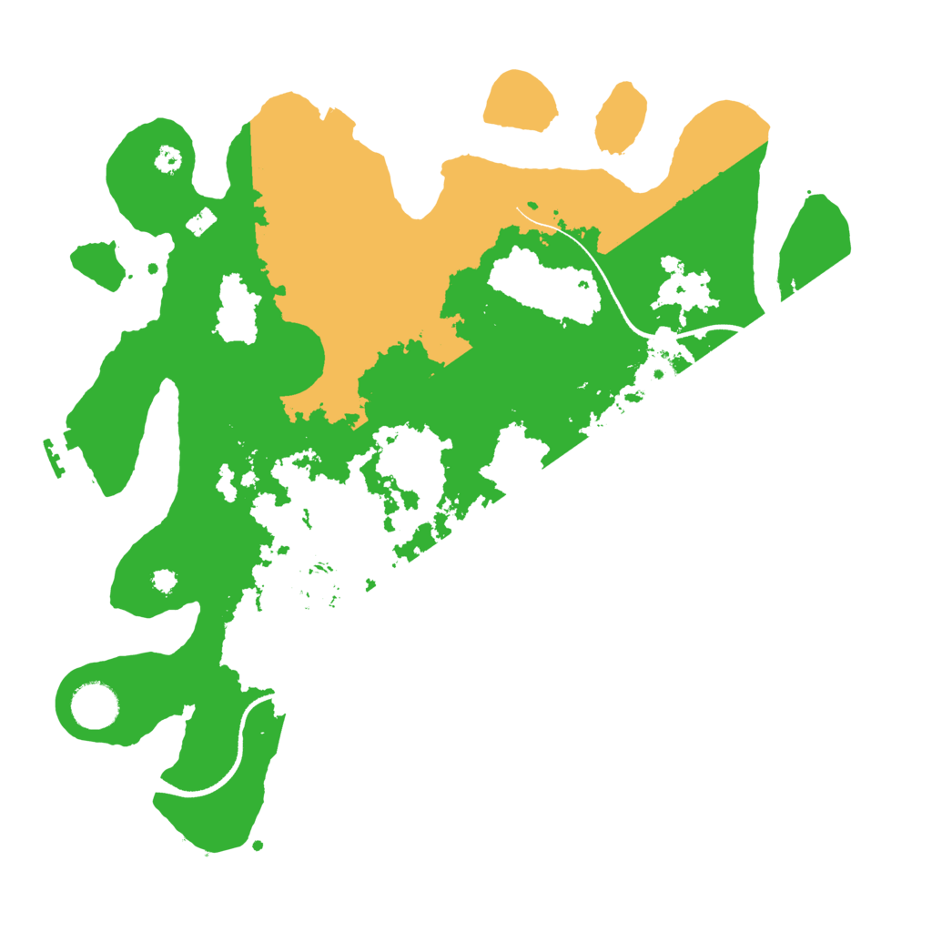 Biome Rust Map: Procedural Map, Size: 3500, Seed: 12435561