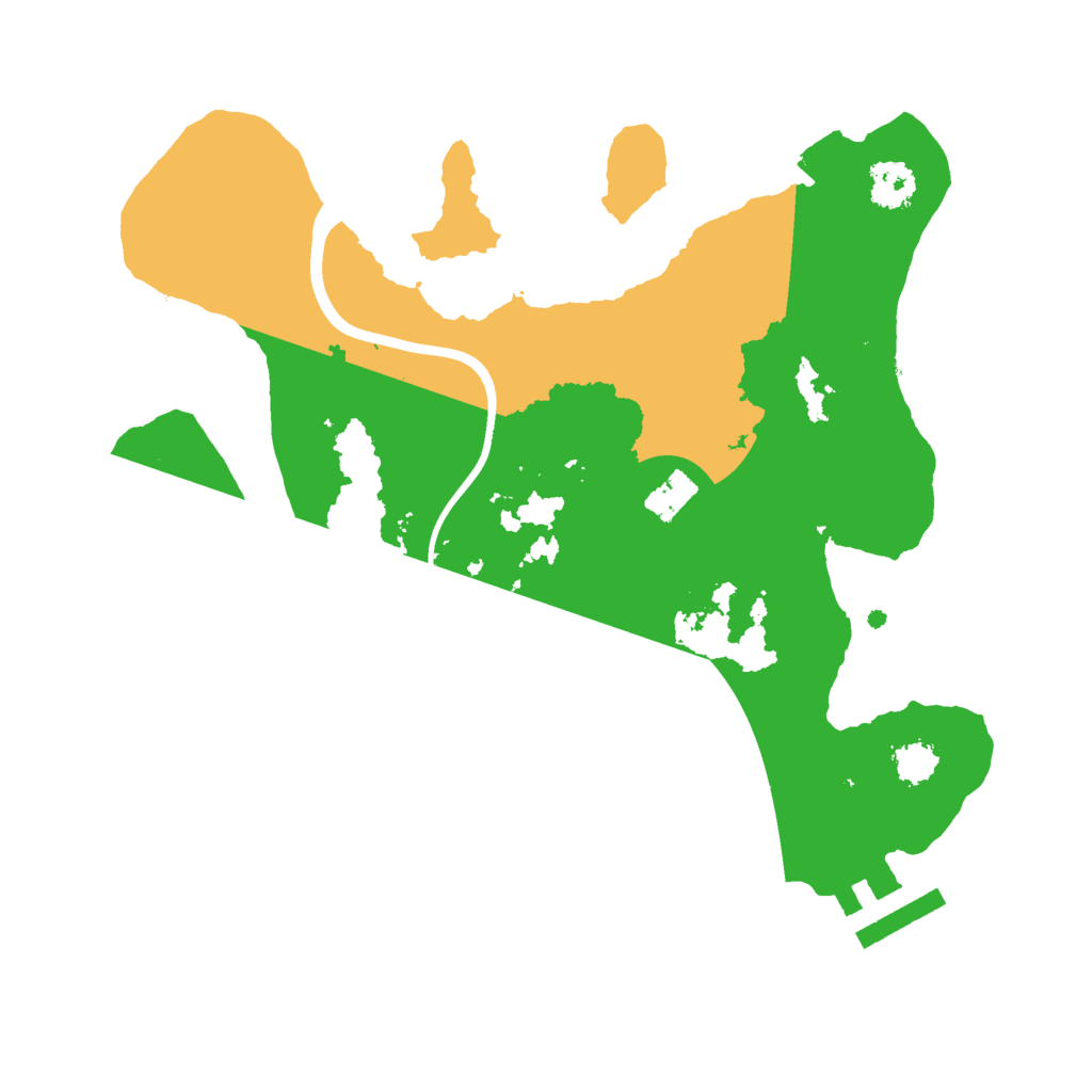 Biome Rust Map: Procedural Map, Size: 2350, Seed: 689777