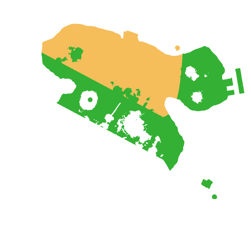 Biome Rust Map: Procedural Map, Size: 2000, Seed: 31578