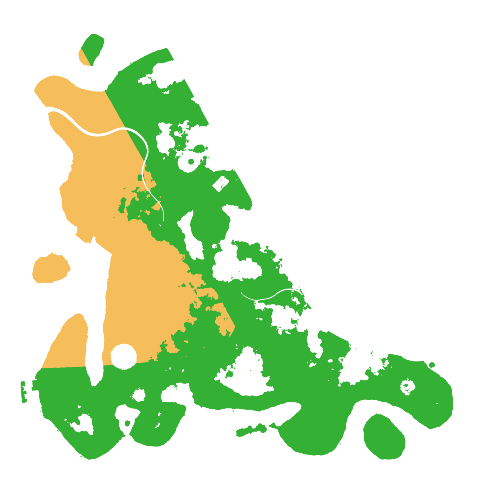 Biome Rust Map: Procedural Map, Size: 3500, Seed: 1602158125