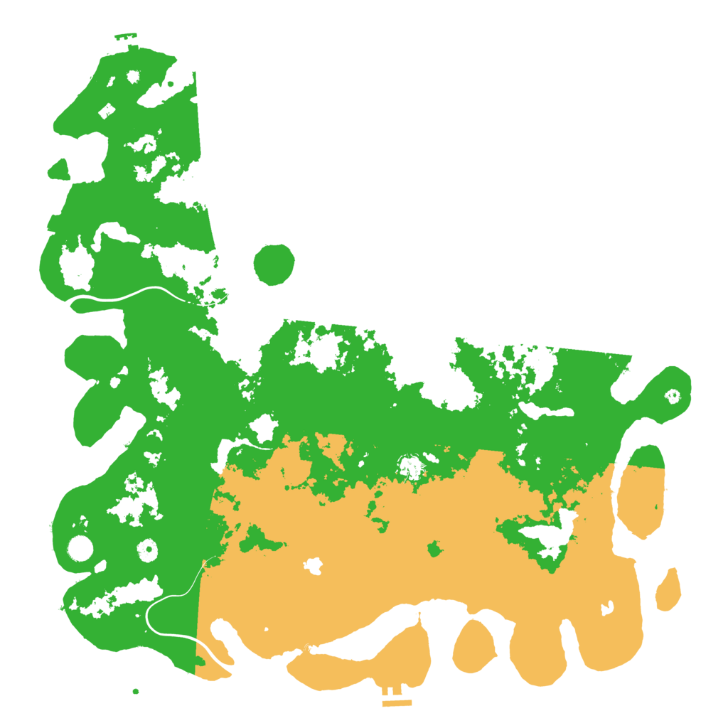 Biome Rust Map: Procedural Map, Size: 5000, Seed: 1212490221