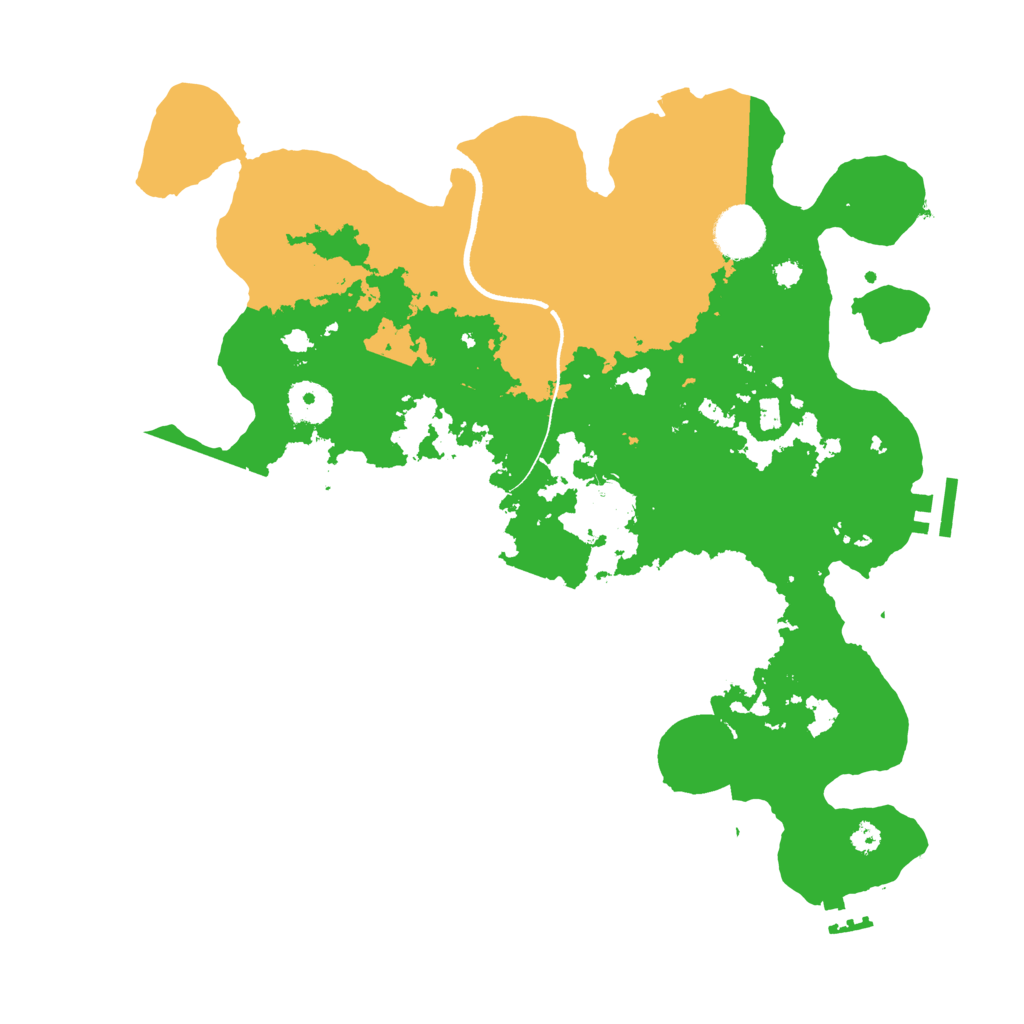 Biome Rust Map: Procedural Map, Size: 3500, Seed: 695244208