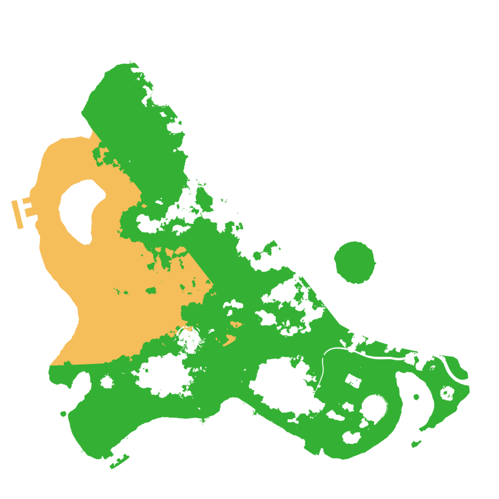 Biome Rust Map: Procedural Map, Size: 3500, Seed: 1050131843