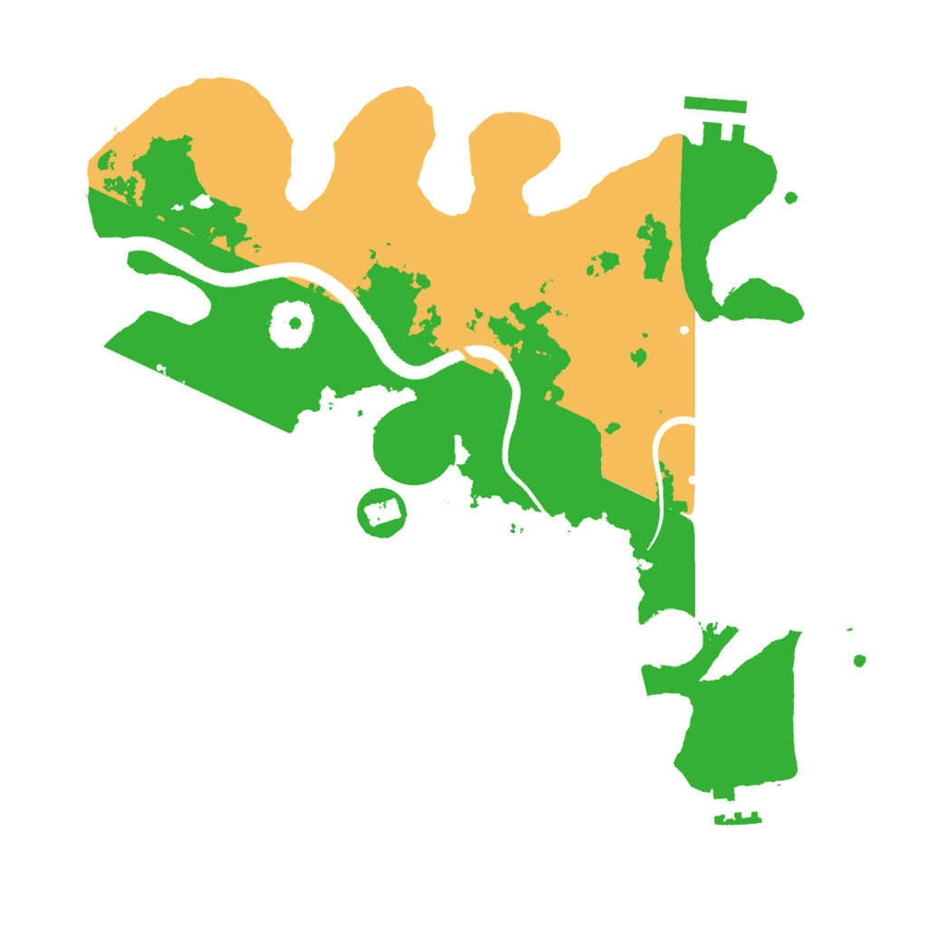 Biome Rust Map: Procedural Map, Size: 3000, Seed: 18759