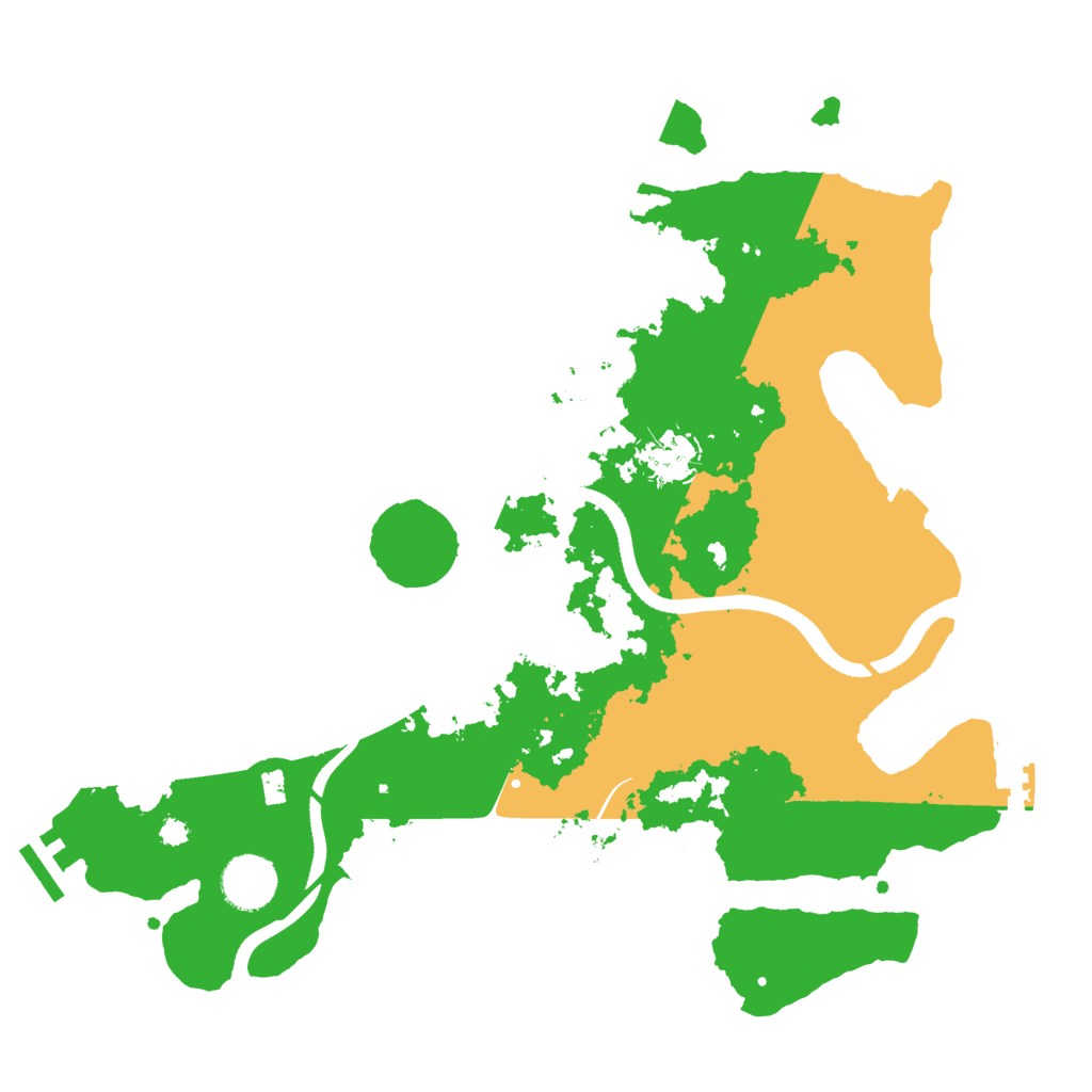 Biome Rust Map: Procedural Map, Size: 3500, Seed: 1269236626