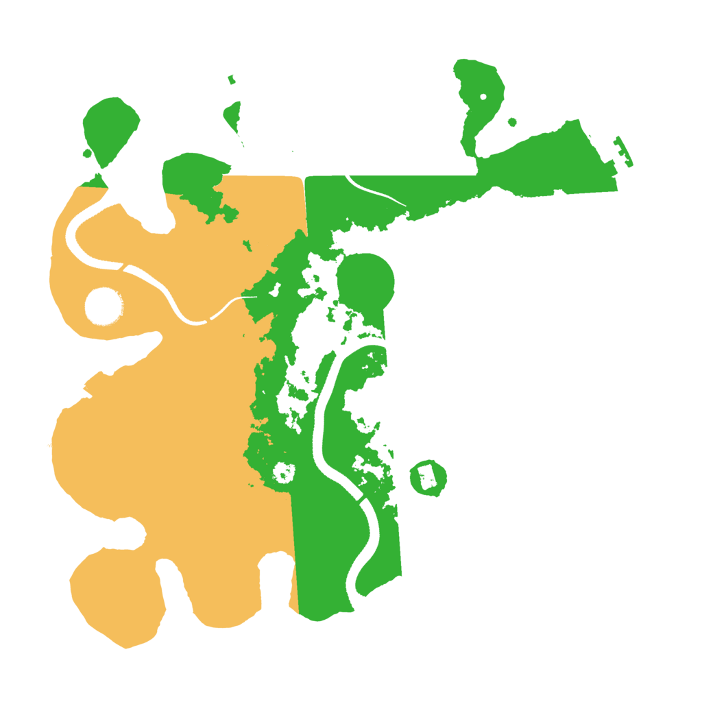 Biome Rust Map: Procedural Map, Size: 3250, Seed: 1302861322
