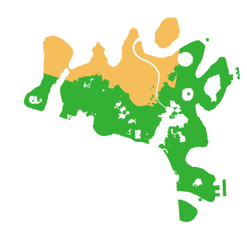 Biome Rust Map: Procedural Map, Size: 3000, Seed: 633821073