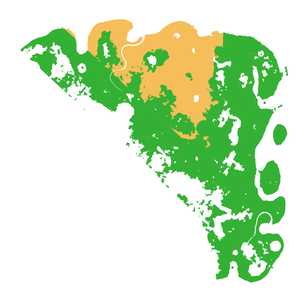 Biome Rust Map: Procedural Map, Size: 5000, Seed: 589192302