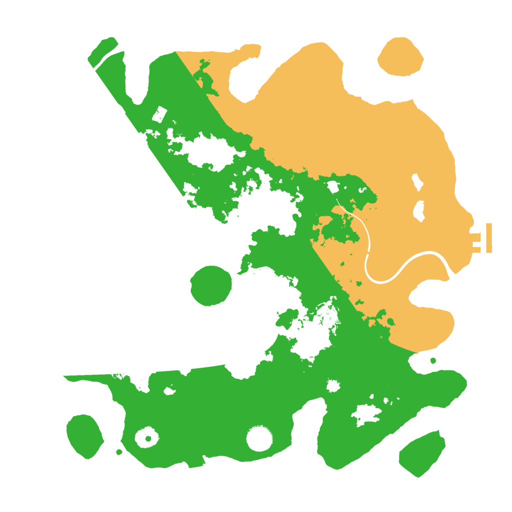 Biome Rust Map: Procedural Map, Size: 3500, Seed: 1047242437