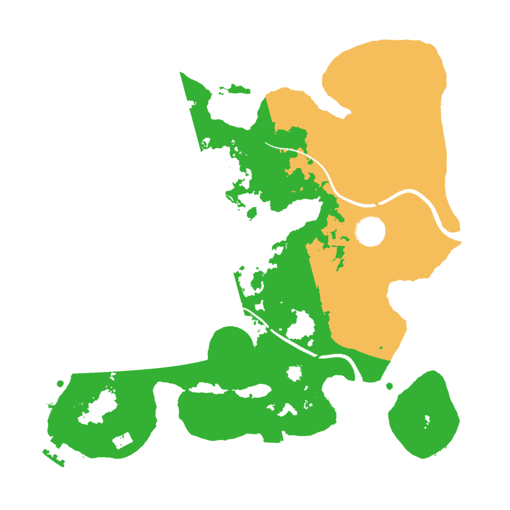 Biome Rust Map: Procedural Map, Size: 3000, Seed: 1689111417