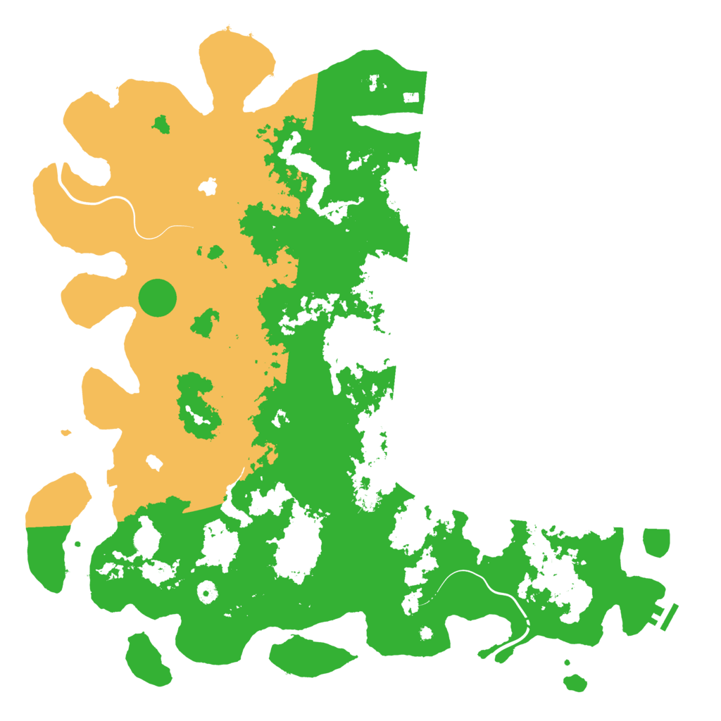 Biome Rust Map: Procedural Map, Size: 5000, Seed: 825639913