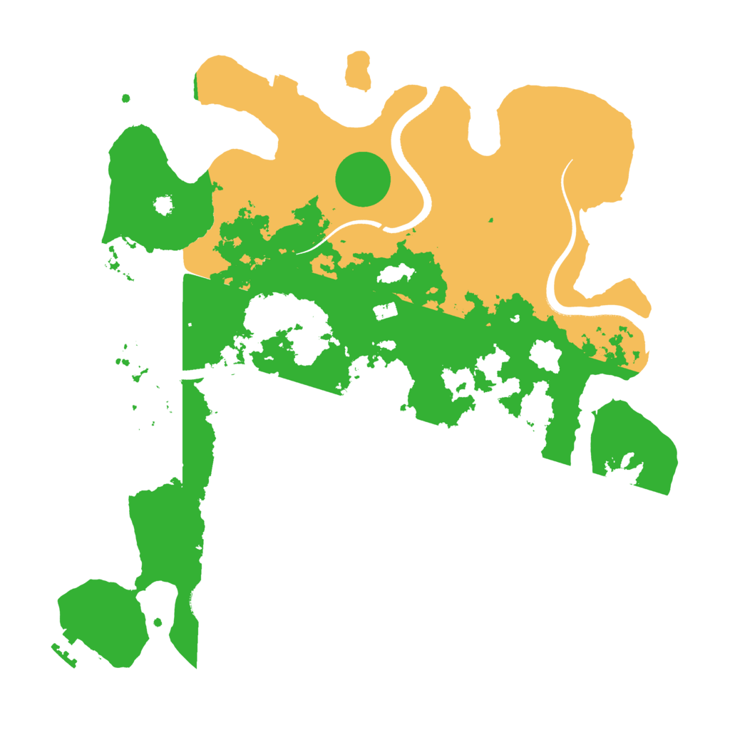 Biome Rust Map: Procedural Map, Size: 3500, Seed: 6942010