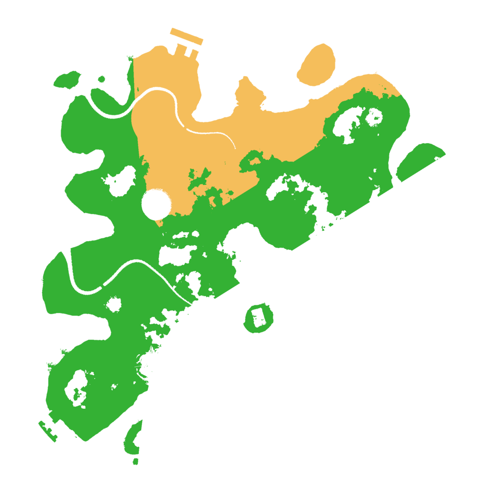 Biome Rust Map: Procedural Map, Size: 3000, Seed: 735060376