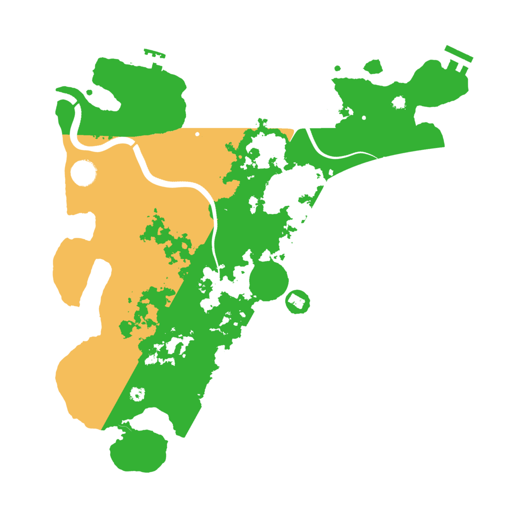 Biome Rust Map: Procedural Map, Size: 3500, Seed: 1997346944
