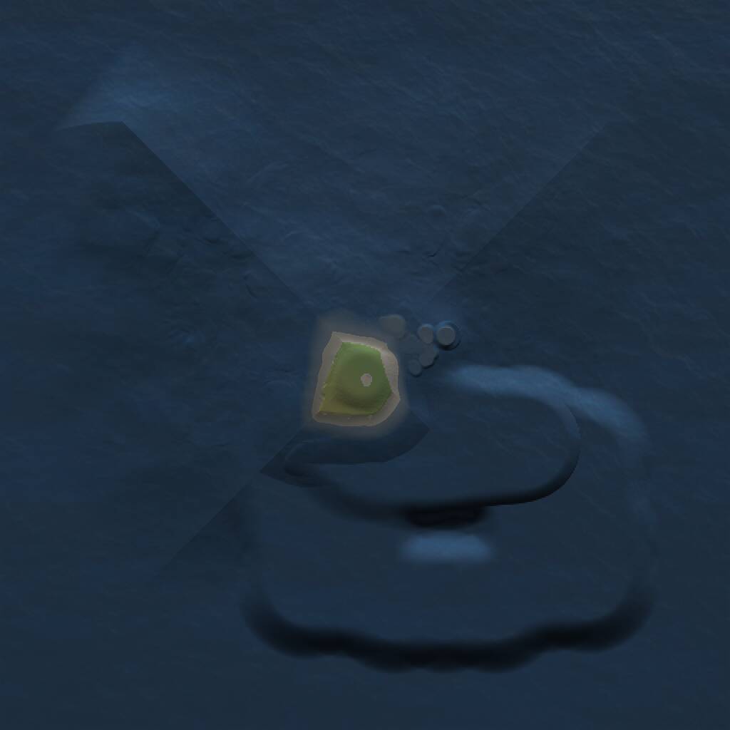 Rust Map: Procedural Map, Size: 1000, Seed: 1251147419, 1 Monuments