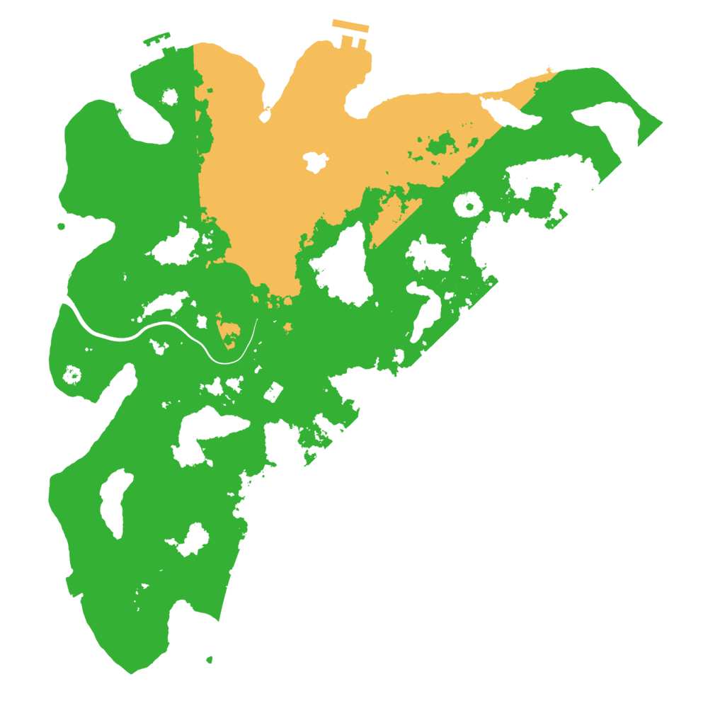 Biome Rust Map: Procedural Map, Size: 4000, Seed: 23792772