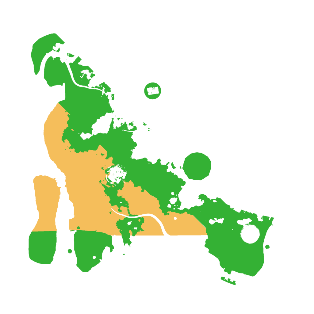 Biome Rust Map: Procedural Map, Size: 3000, Seed: 1226475540