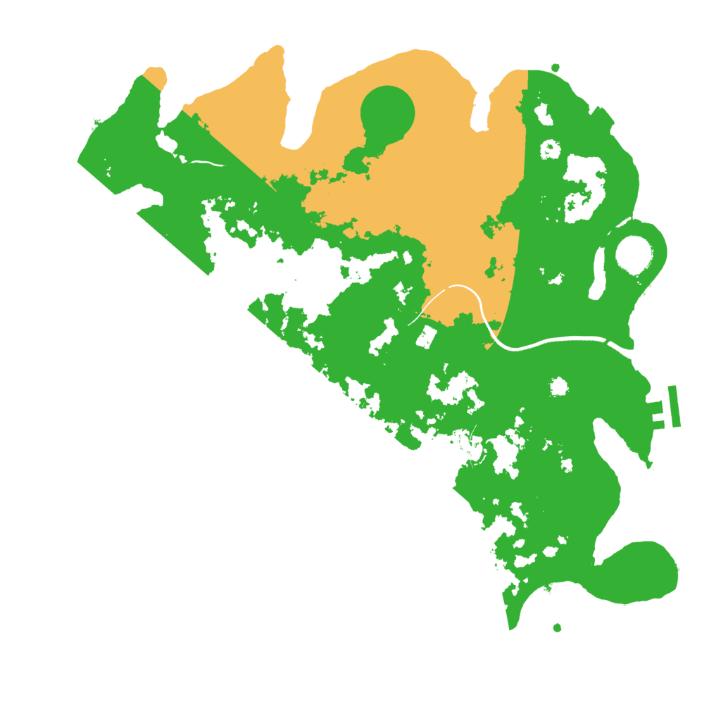 Biome Rust Map: Procedural Map, Size: 3500, Seed: 2103334263