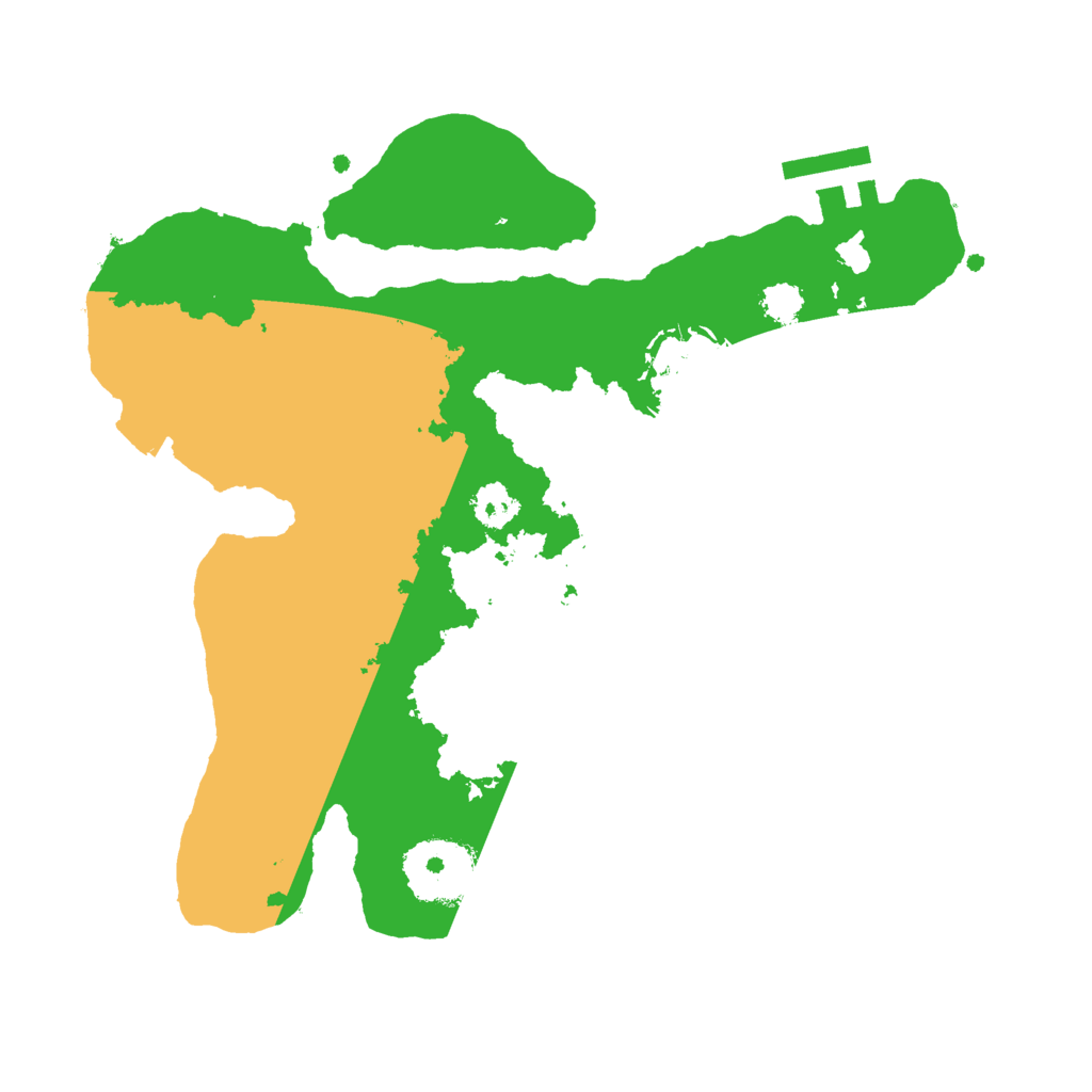 Biome Rust Map: Procedural Map, Size: 2500, Seed: 758906676