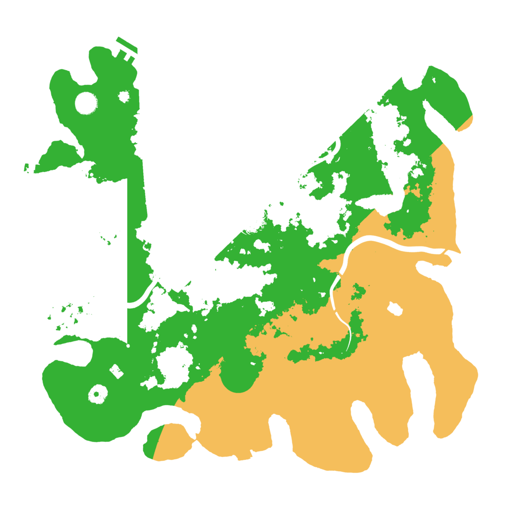 Biome Rust Map: Procedural Map, Size: 4000, Seed: 240319436