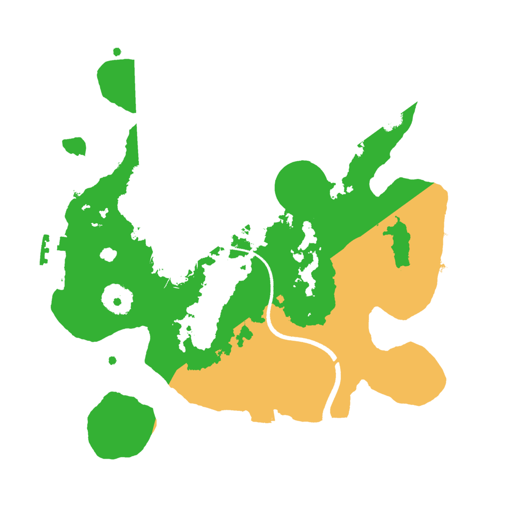 Biome Rust Map: Procedural Map, Size: 2500, Seed: 404435281
