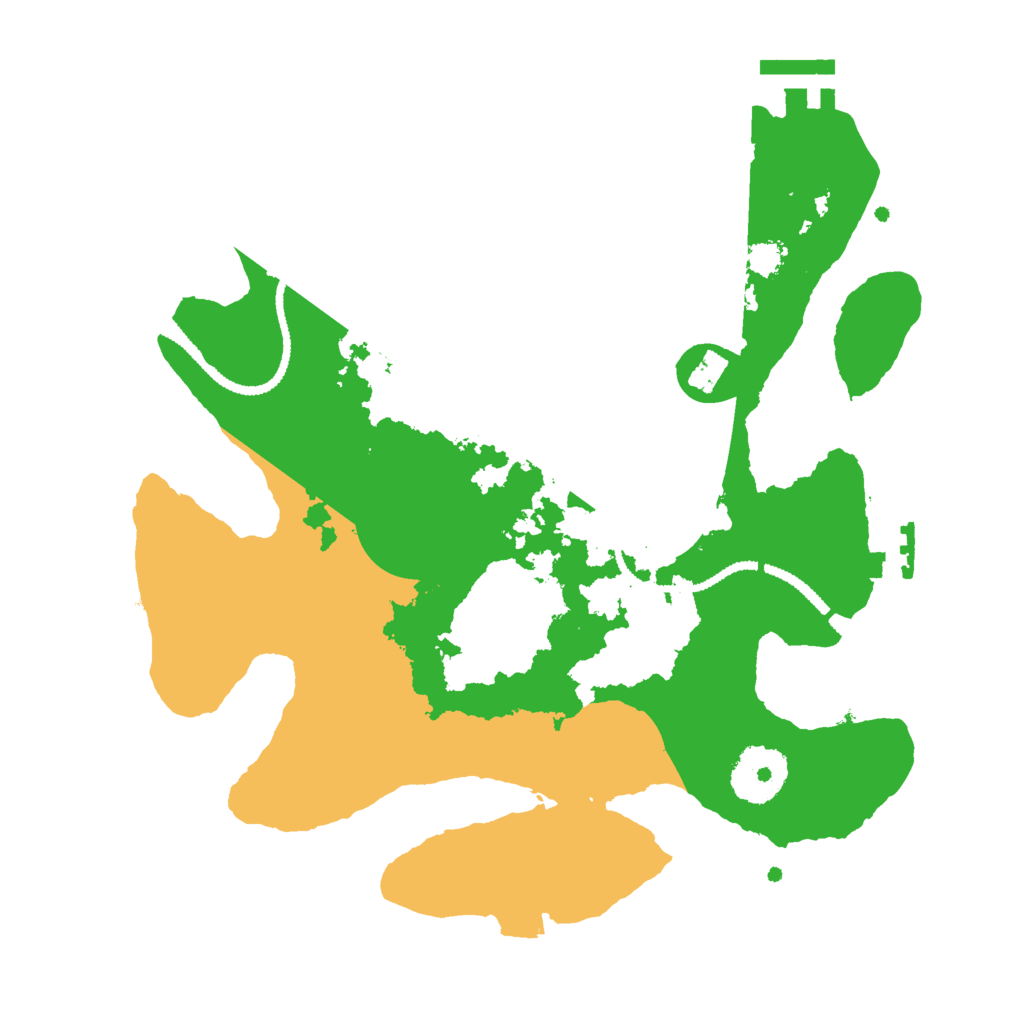 Biome Rust Map: Procedural Map, Size: 2750, Seed: 1232424141