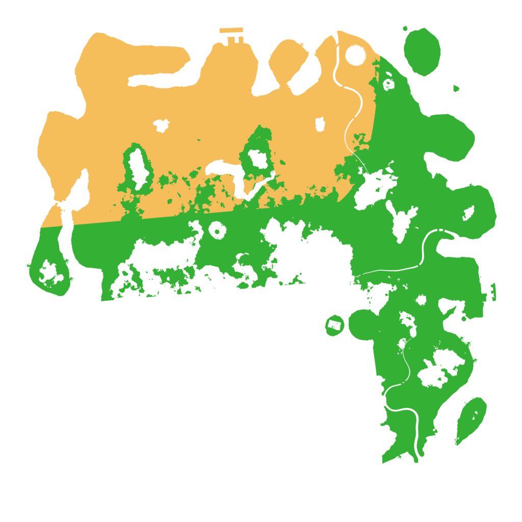 Biome Rust Map: Procedural Map, Size: 4500, Seed: 768752010