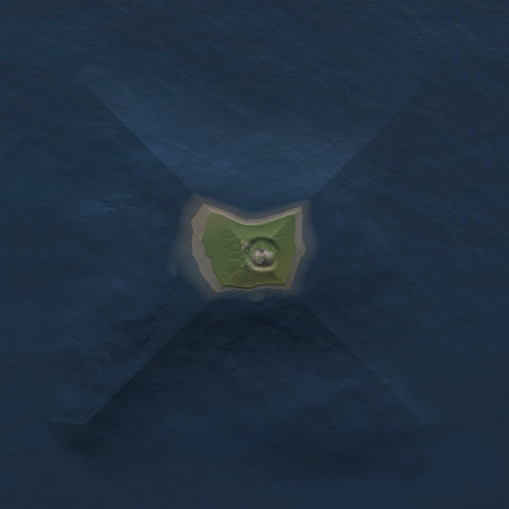 Rust Map: Procedural Map, Size: 1000, Seed: 1595479841, 1 Monuments