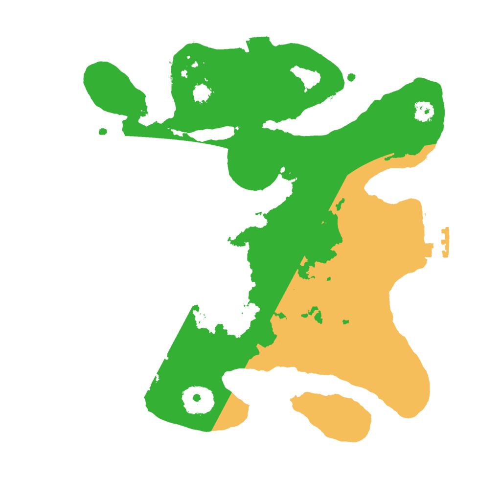Biome Rust Map: Procedural Map, Size: 2500, Seed: 5962