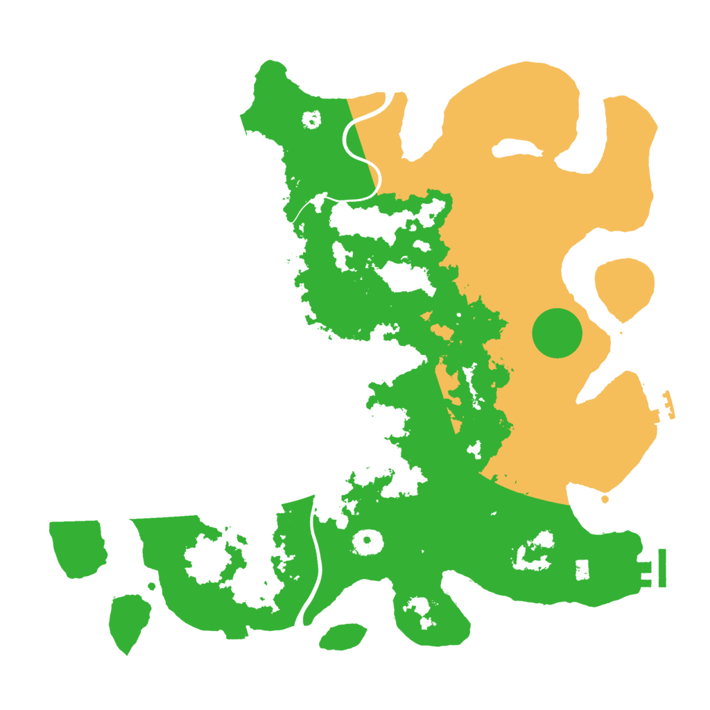 Biome Rust Map: Procedural Map, Size: 3750, Seed: 1763359267