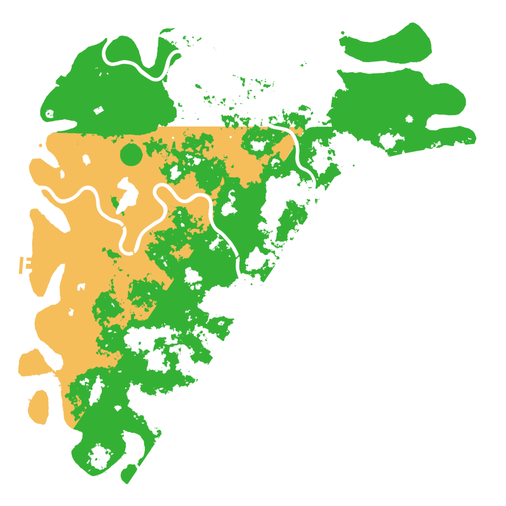 Biome Rust Map: Procedural Map, Size: 6000, Seed: 229599128