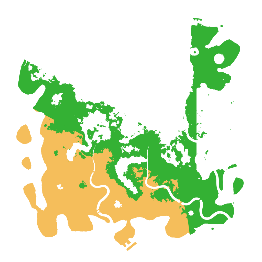 Biome Rust Map: Procedural Map, Size: 4500, Seed: 177013