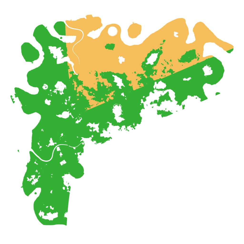 Biome Rust Map: Procedural Map, Size: 4500, Seed: 660820791