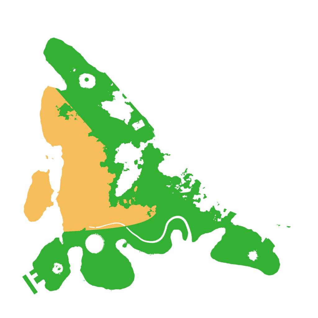 Biome Rust Map: Procedural Map, Size: 3000, Seed: 131007209