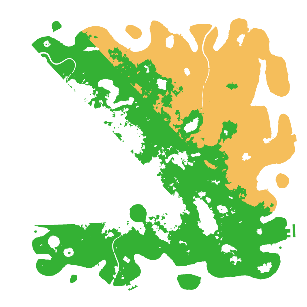 Biome Rust Map: Procedural Map, Size: 4800, Seed: 1990865071
