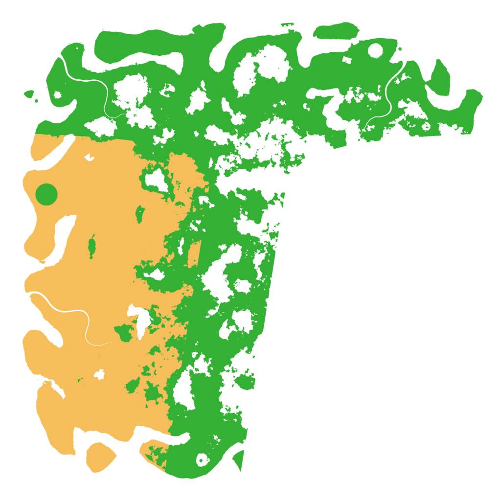 Biome Rust Map: Procedural Map, Size: 6000, Seed: 5639102