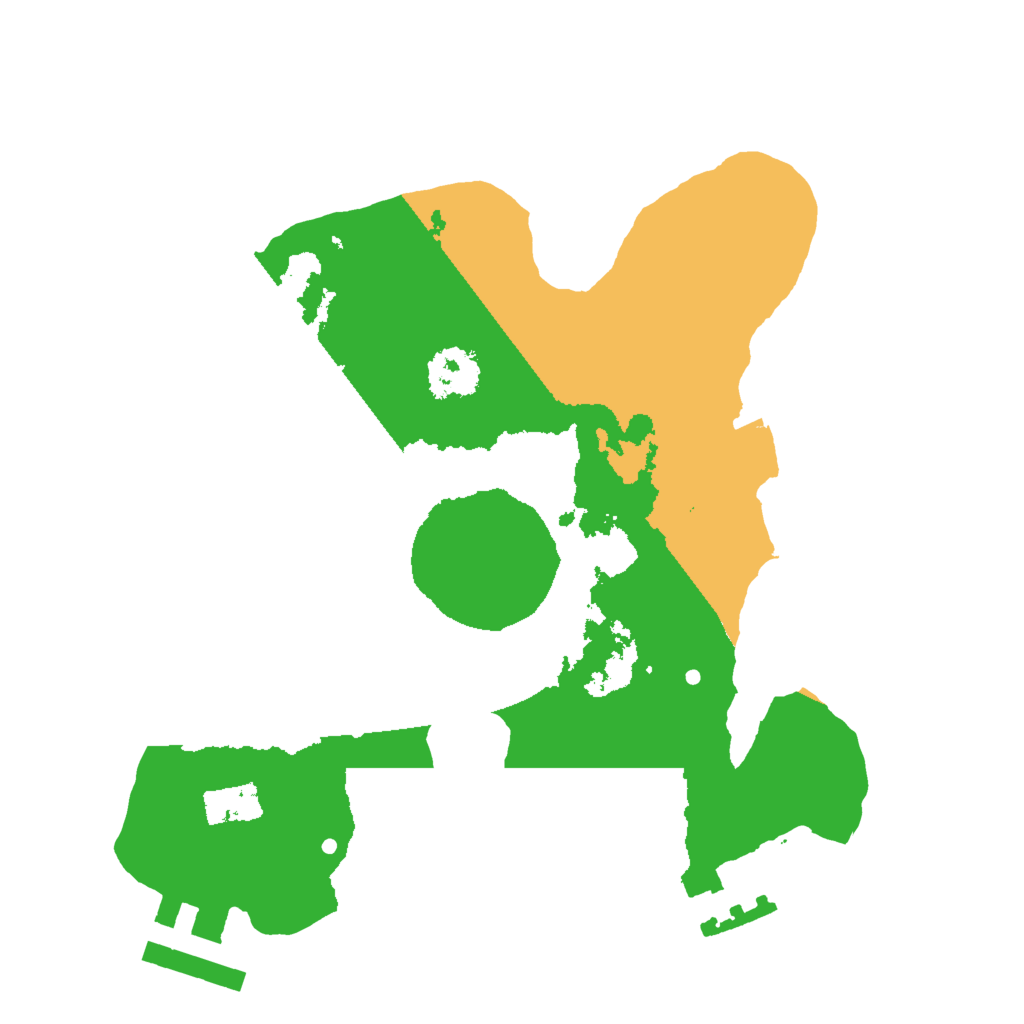 Biome Rust Map: Procedural Map, Size: 2000, Seed: 89462538