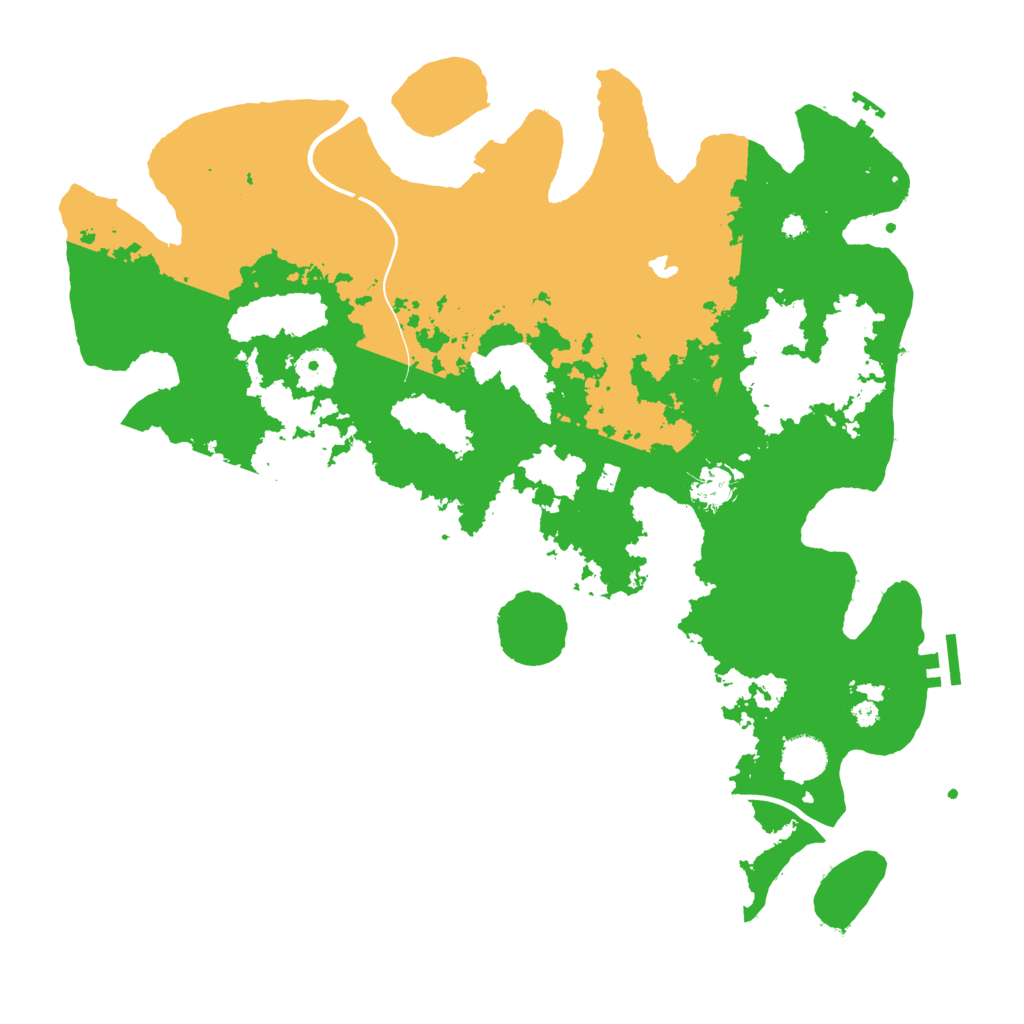 Biome Rust Map: Procedural Map, Size: 4050, Seed: 2124455789